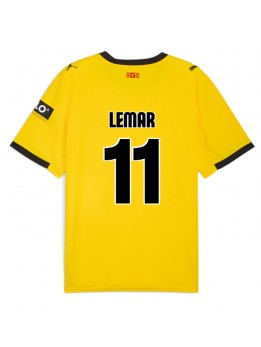 Moški Nogometna dresi replika Girona Thomas Lemar #11 Gostujoči 2025-26 Kratek rokav Moški Nogometna dresi replika Girona Thomas Lemar #11 Gostujoči 2025-26 Kratek rokav